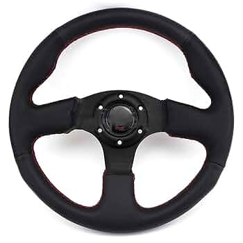 ハンドル　ステアリング　ブラック　330mm 新品未使用 61JWCp4Qo+L._UF350,350_QL50_.jpg